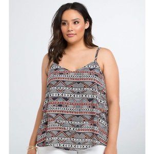 Torrid Geo Print Layered Cami